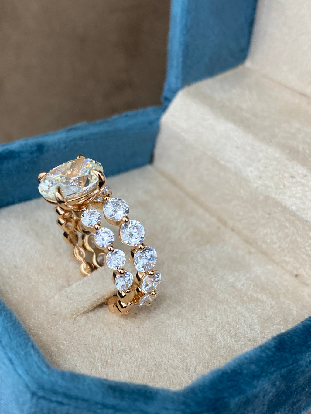 bague style diamant RoseGold