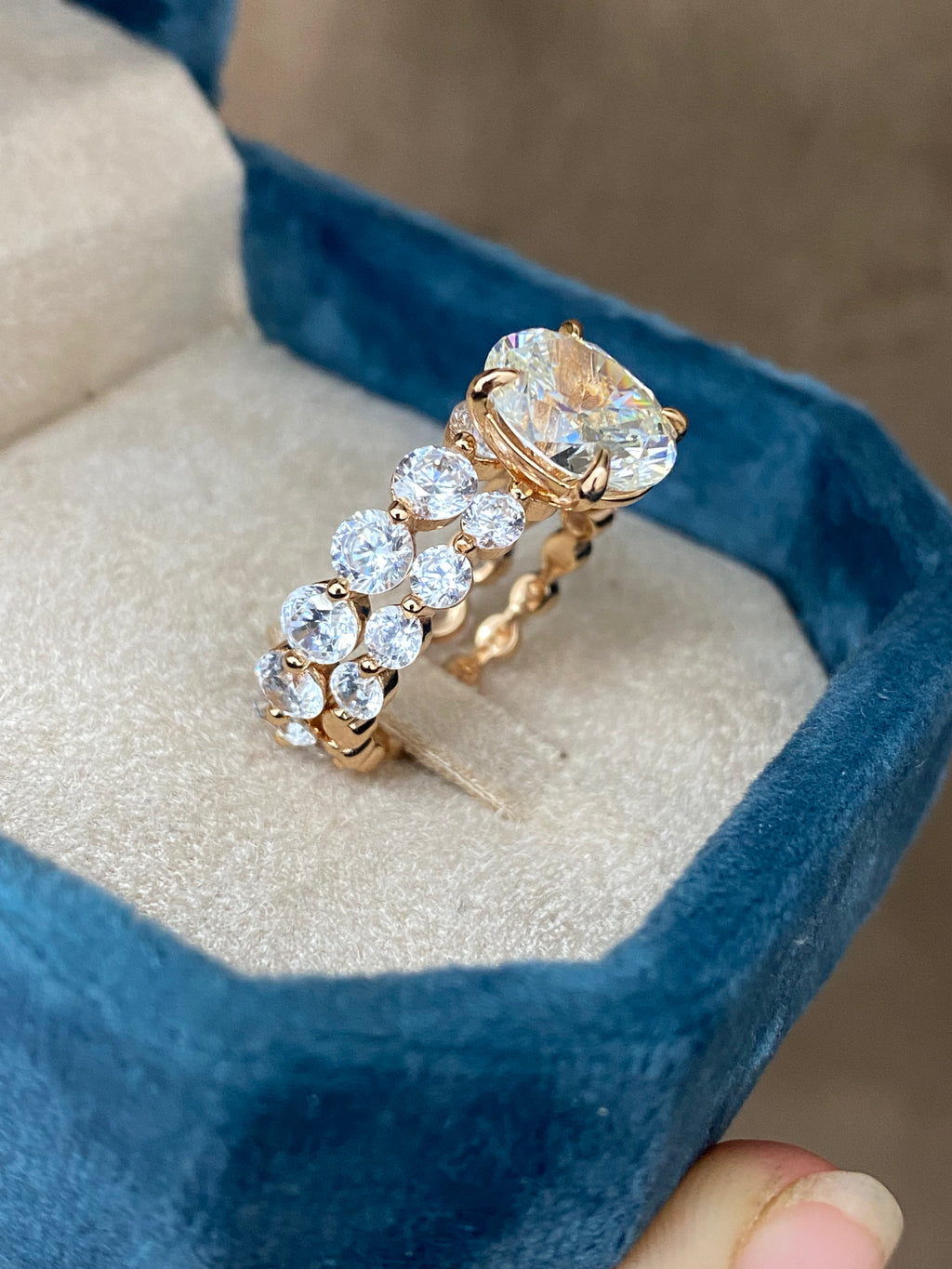 bague style diamant RoseGold